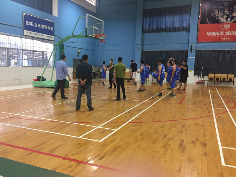 广东智铭设计与北京城建设计发展集团进行篮球友谊联赛